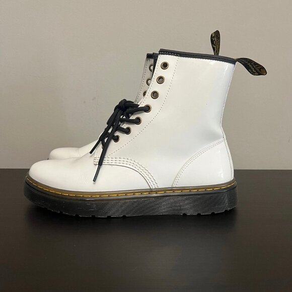Dr. Martens White Combat Boots - Picture 3 of 15